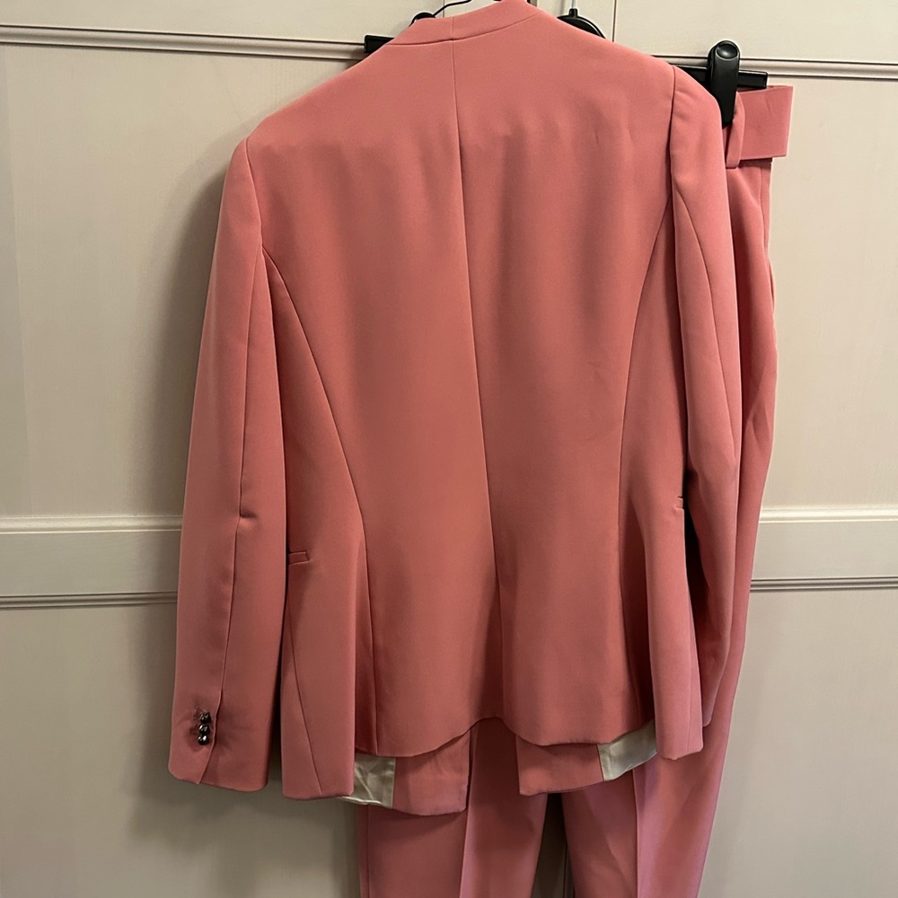 Zara Women's Pink Pant Suit: Blazer + Pants 2-Piece Set (M) - Picture 2 of 8